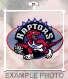 Aufkleber mit dem Logo der Toronto Raptors