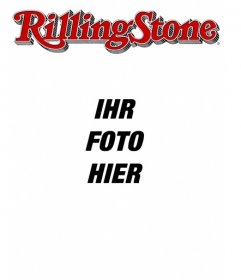 Rolling Stone Cover individuell mit Ihrem Foto. Bearbeiten Sie die Vorlage aus der Seite selbst, nur ein Bild hochladen. Salz in einem Magazin