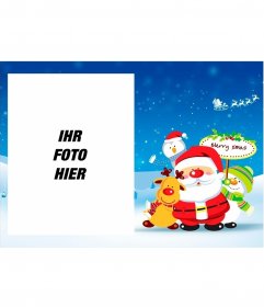 Weihnachtsfotorahmen zu ändern online 