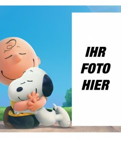 Die besten Freunde Snoopy und Charlie Brown Sie in Ihrem Foto