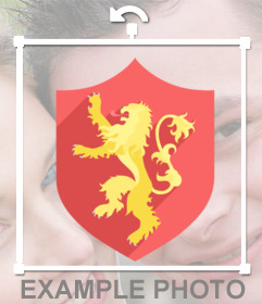 Foto Effekt Ihre Fotos mit dem Schild von Lannister 