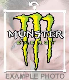 Logo von Monster Energy Marke, die Sie in Ihre Bilder einfügen können