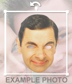 Tragen Sie dieses lustige Maske des Mr. Bean Gesicht und kostenlos