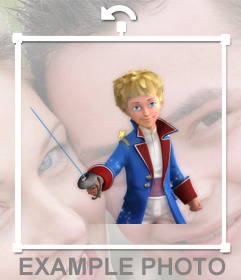 Sticker von Der Kleine Prinz Charakter auf Ihren Fotos
