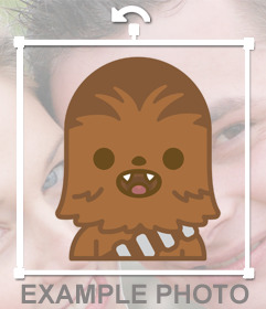 Sticker von Star Wars Charakter Chewbacca für Ihre Fotos