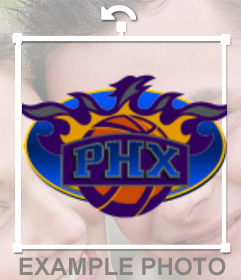 Aufkleber mit dem Logo der Phoenix Suns