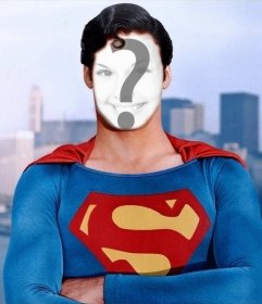 Fotomontage zu werden Superman mit dem Foto, das Sie dieses Online-Effekt mit jedem Bild