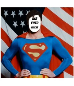 Werden Superman mit dieser Fotomontage mit Ihrem Foto 