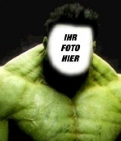 Incredible Hulk Fotomontage Ihr Gesicht
