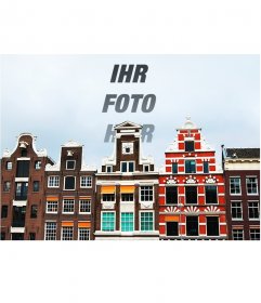 Sonder Collage mit einem Foto von Amsterdam