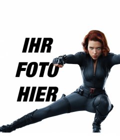 Machen Sie mit der Black Widow eine Fotomontage 