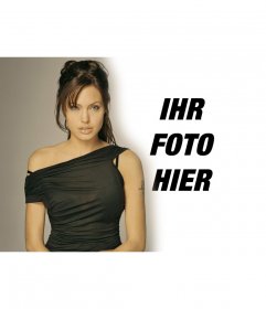 Fotomontage mit Angelina Jolie an seiner Seite zu erscheinen