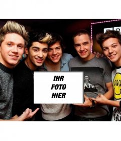 One Direction sind Ihre größten Fans, indem Sie Ihr Bild in dieser Foto-Montage zeigt