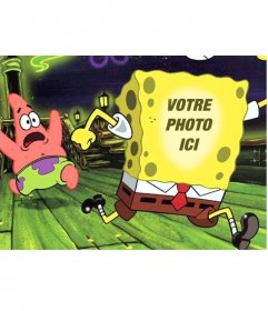Photomontage de SpongeBob et Patrick à faire avec votre image