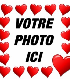 Coeurs entourent votre photo avec cet effet romantique modifier 