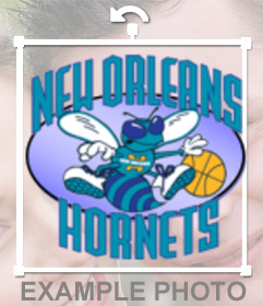 Autocollant avec le logo des New Orleans Hornets