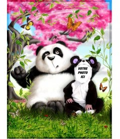 Costume de Panda que vous pouvez modifier en ligne et montage gratuit photo