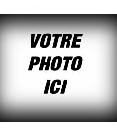 Filtre photographiques à appliquer à une image numérique, qui se compose d"un bord à l"image gradient noir comme un éditeur de photo