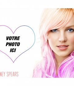 Mettez votre photo à côté de la célèbre chanteuse Britney Spears