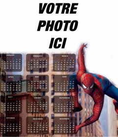 Spider-Man sur votre calendrier 2016 Anglais modifier 