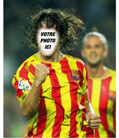 Placez votre visage sur Carles Puyol avec ce montage photo gratuit