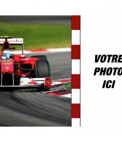 Cadre photos dune Ferrari et leurs couleurs pour mettre une photo en arrière-plan