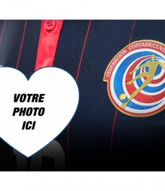 Montage pour mettre votre photo à côté de la chemise et le logo de léquipe de