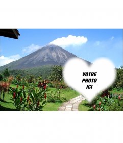 Carte postale du volcan Arenal pour décorer votre image