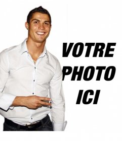 Montage photo pour mettre votre photo avec Cristiano Ronaldo