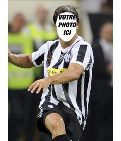 Photomontage de Diego de la Juventus de mettre un visage