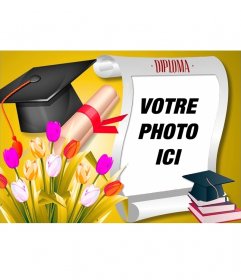 Diplôme avec votre photo 