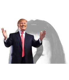 Insérez votre photo avec Donald Trump, président des États-Unis 