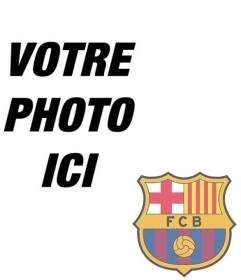 Photomontage de mettre le bouclier du FC Barcelone dans votre photo