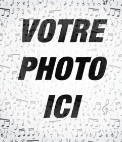 Filtre pour des photos avec beaucoup de notes musicales 
