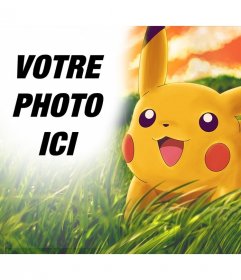 Photo effet à ajouter à Pikachu dans votre photo en ligne