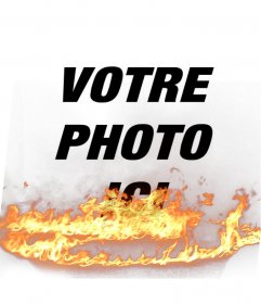 Mettez-les à vos photos un effet de flamme, parfaite pour pimenter vos photos de profil!