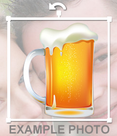 effet photo libre de mettre une bière sur vos photos 