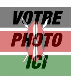 Filtre de drapeau du Kenya à mettre sur votre photo de profil