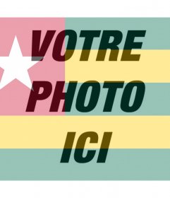 Modifier votre image de profil avec le drapeau de filtre du Togo de leffet photo libre de drapeau Togo ajouter à votre photo comme un filtre. Parfait pour vos photos de profil