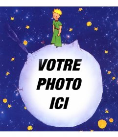 Image de lhistoire du Petit Prince à modifier avec votre photo en ligne