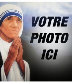 Effet photo de Mère Teresa de Calcutta pour votre photo