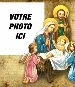 Effet de photo de Noël de mettre votre photo