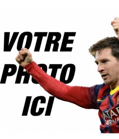 Photomontage avec Messi Barca pour mettre votre photo