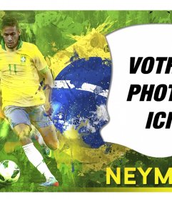 Photomontage avec Neymar Jr