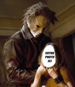 Photomontage de Michael Myers dans le film Halloween pour mettre votre