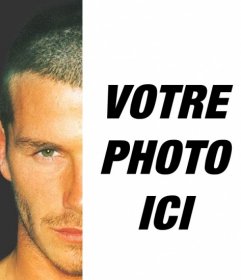 Photomontage à poser à côté de Beckham