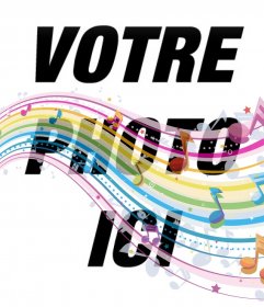 Les notes de musique sur vos photos avec cet effet en ligne 