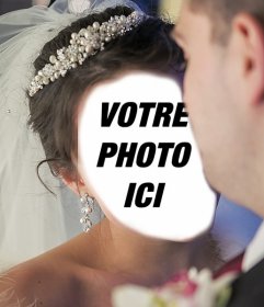 Photomontage du visage pour devenir la star du mariage
