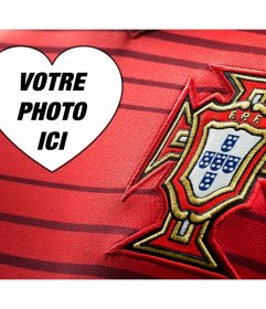 Photomontage pour personnaliser avec votre photo et de soutenir léquipe de football