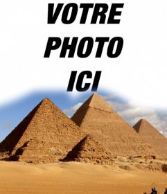 Effets pour mettre votre photo dans les pyramides dÉgypte